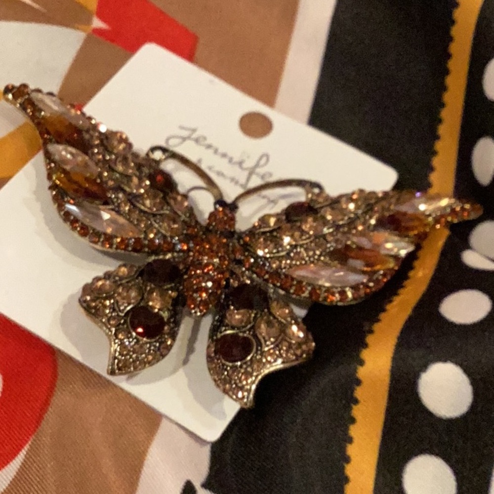 Jennifer Butterfly Brooch - Picture 2 of 2